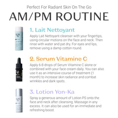 Yon-Ka Vitamin C Travel Set close-up texture and premium feel
