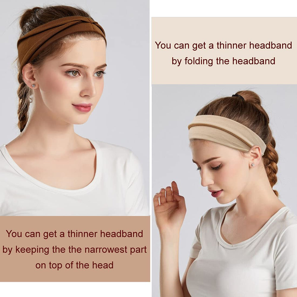 Six-pack colors from YONUF headbands offering versatile options for outfits