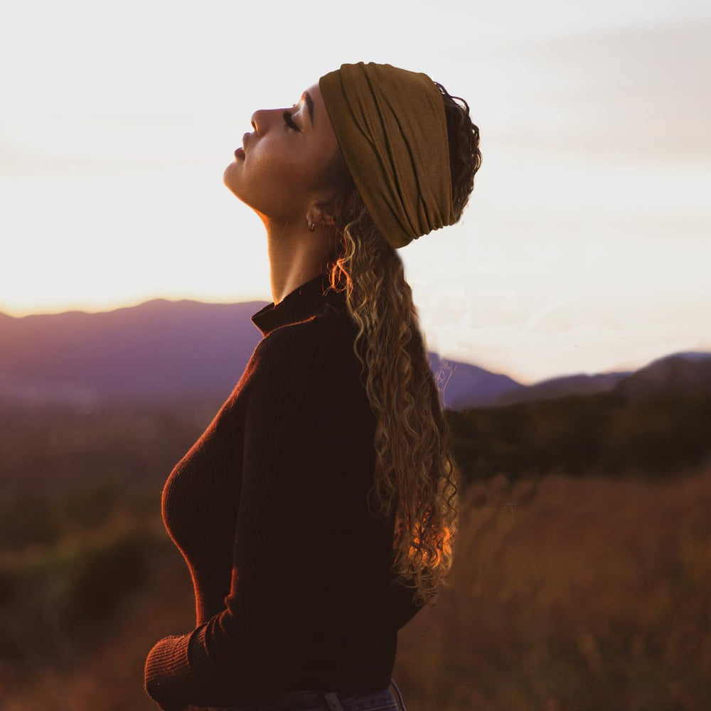 YONUF headbands in casual stretch fit for all hair types.