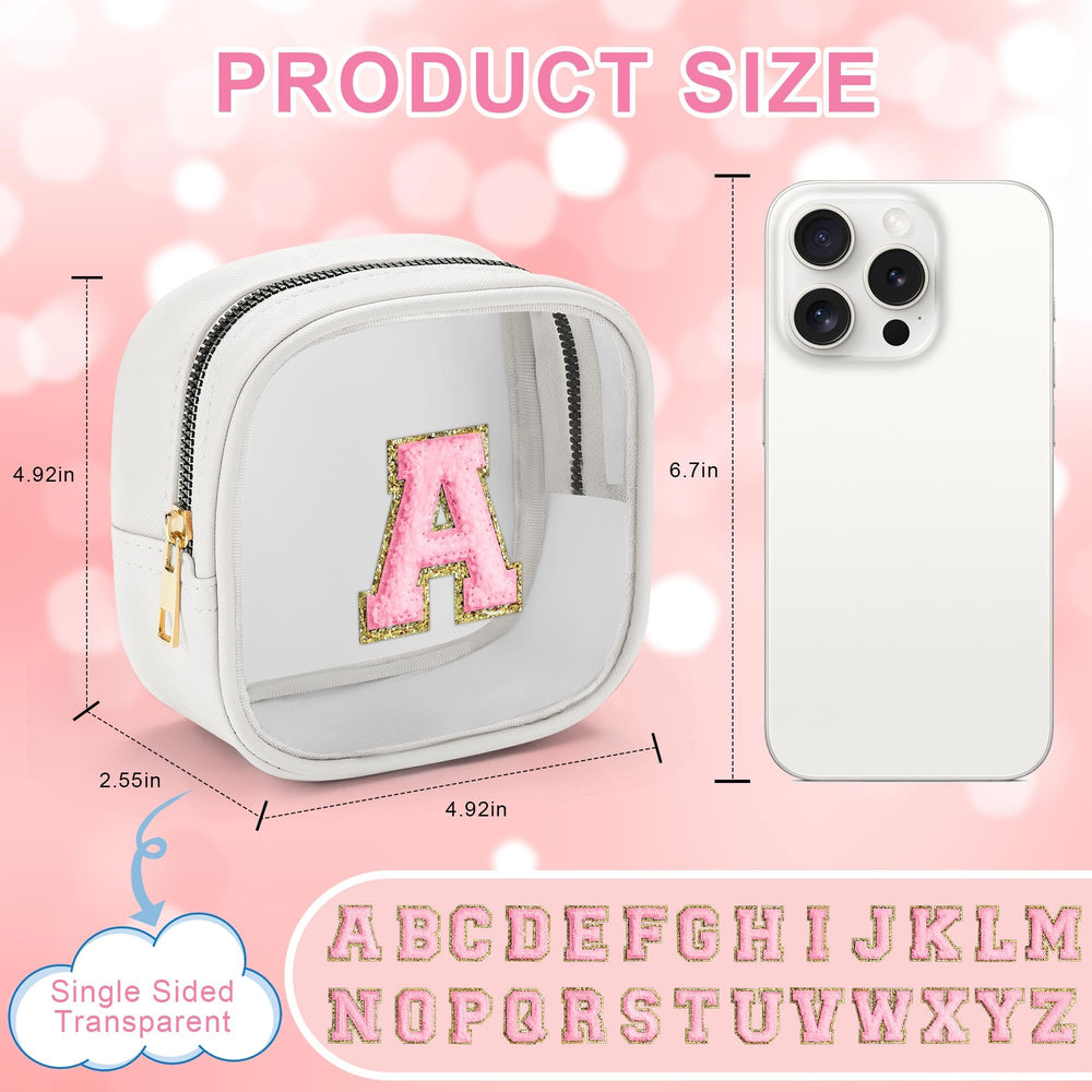 YOOLIFE Clear Makeup Bag open view showing organized contents at a glance