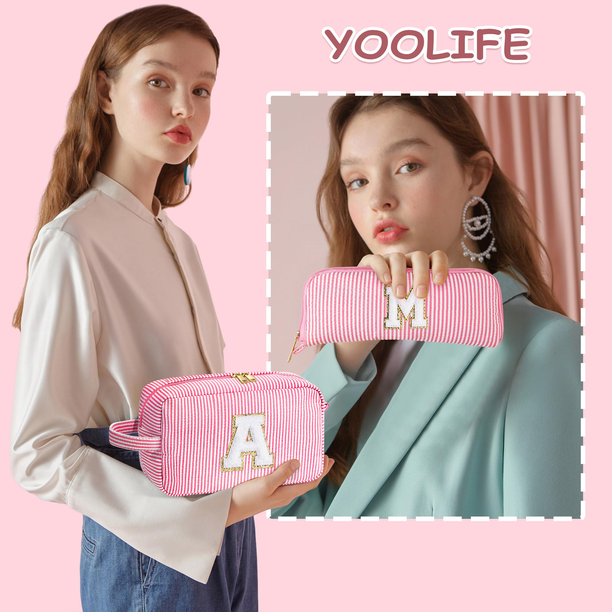 YOOLIFE front chenille letter detail adds premium texture and personalization