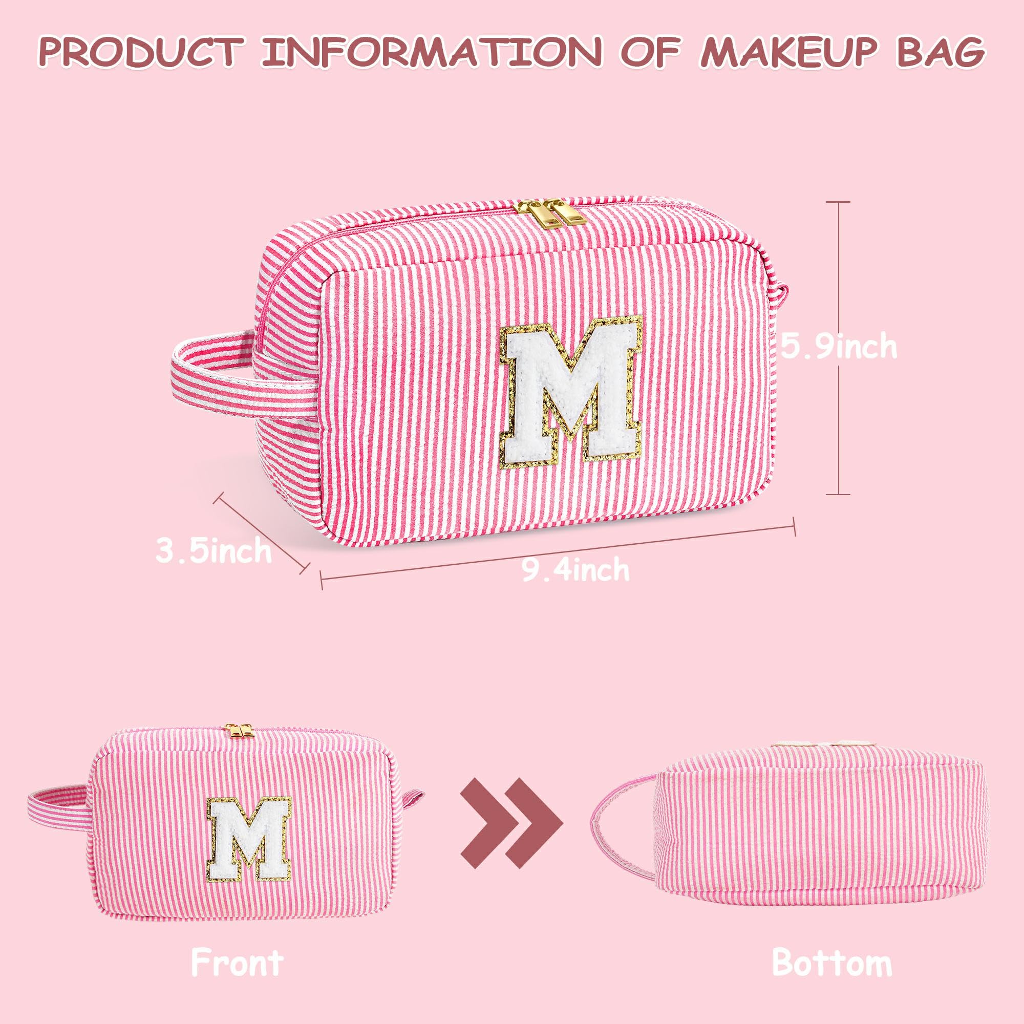 YOOLIFE monogram stitching detail adds durable personal style to the bag.