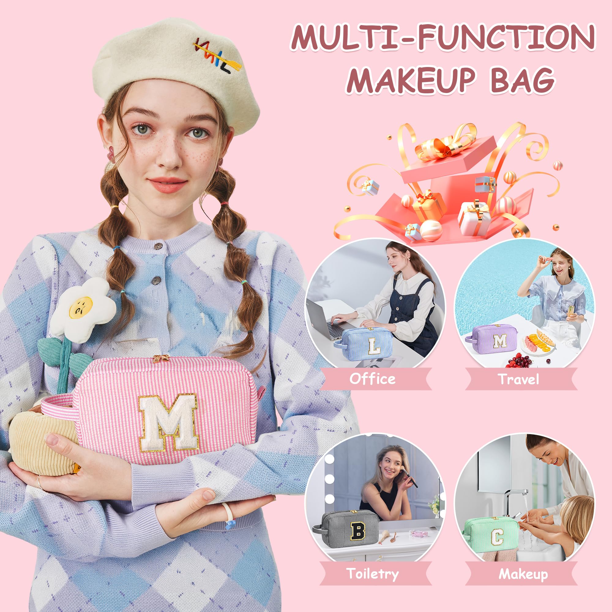 YOOLIFE makeup bag interior with multiple compartments for tools and cosmetics