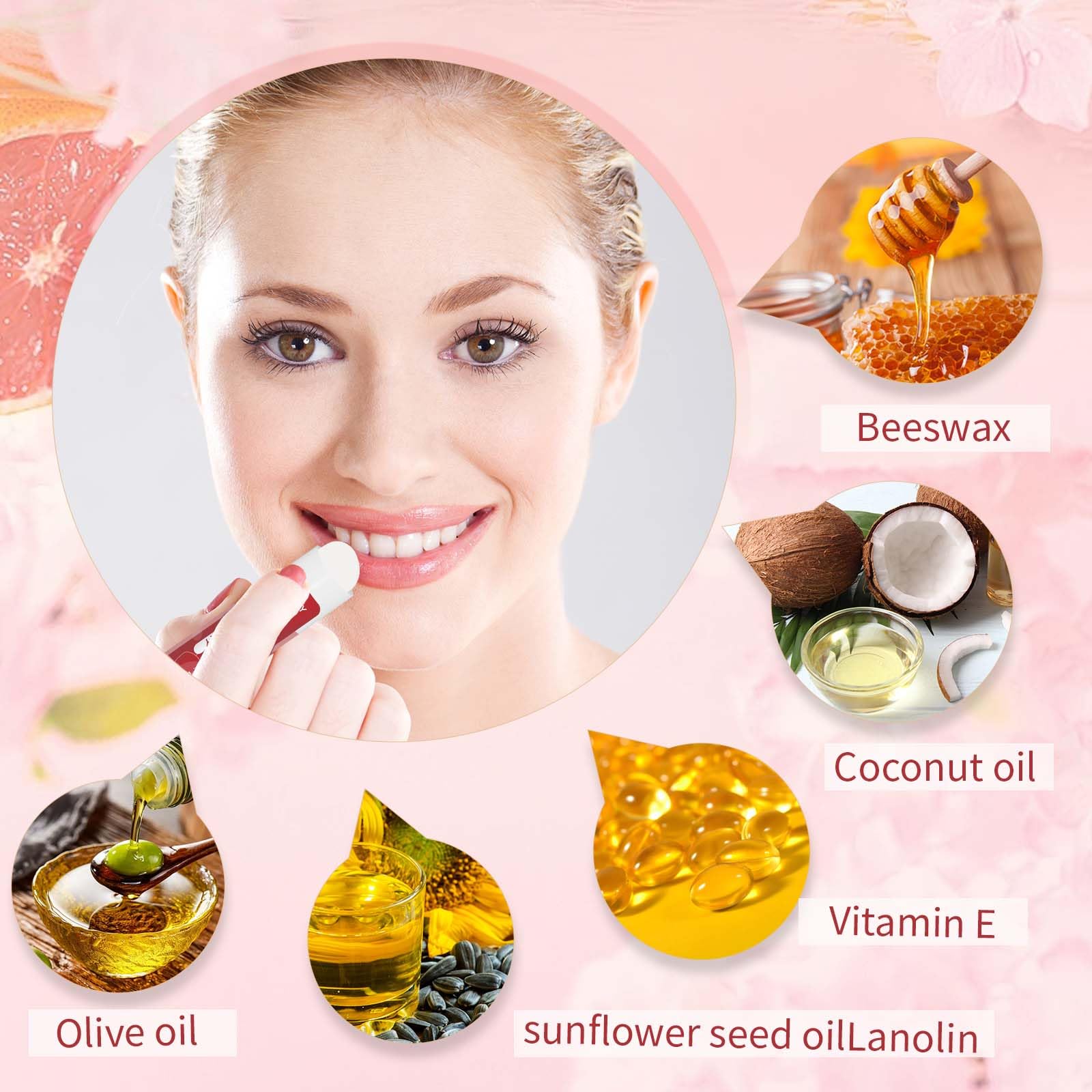 Yopela lip balm uses beeswax and non-GMO ingredients, petroleum-free