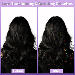 Yosca hair glitter spray delivers quick-dry shine for parties.