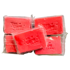 You Glow Babe Beauty White Soap packaging design highlights clean aesthetic.