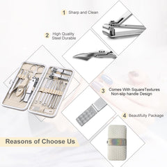 Luxurious PU case opens easily for stylish organization during trips.