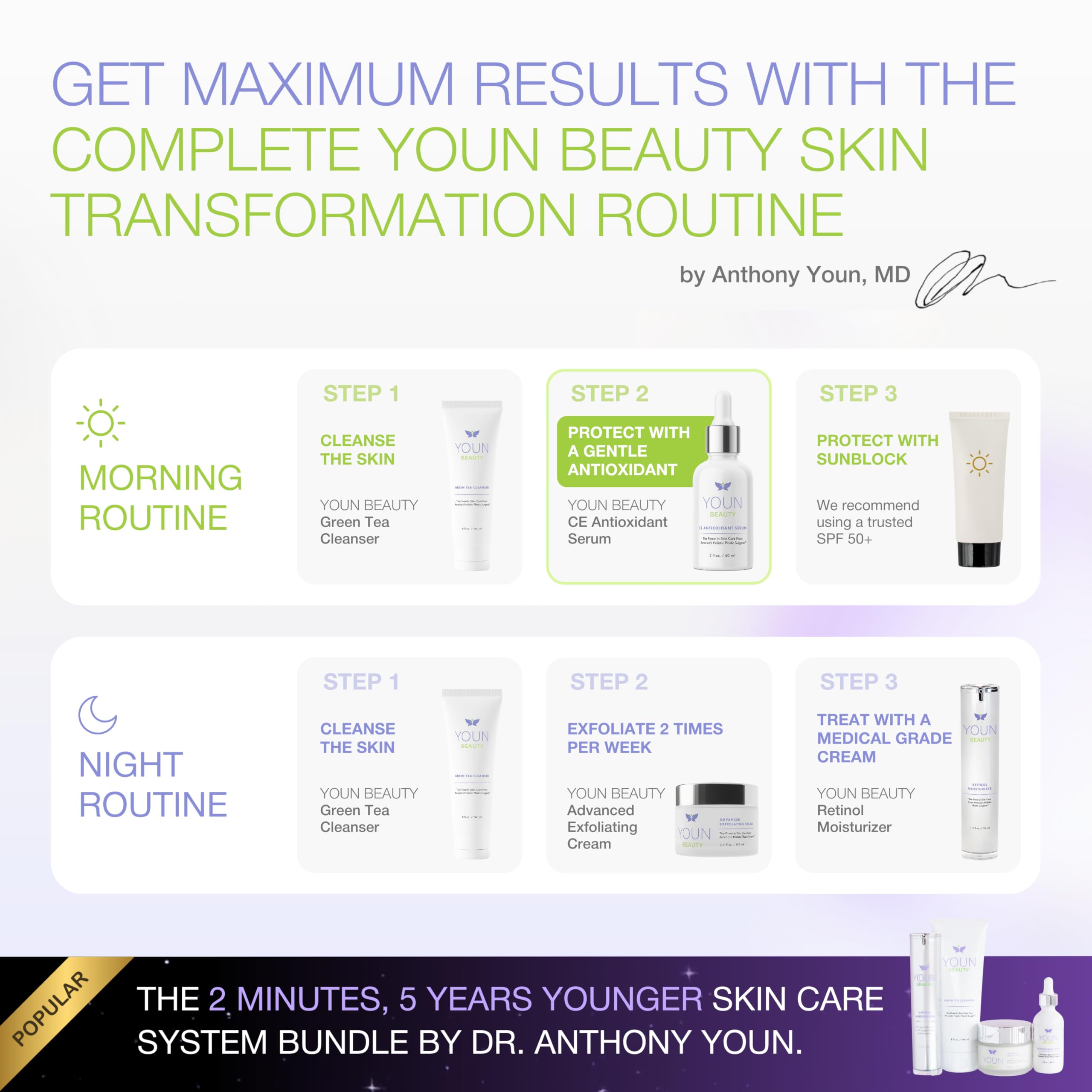 YOUN Beauty arginine helps protect skin and boost hydration