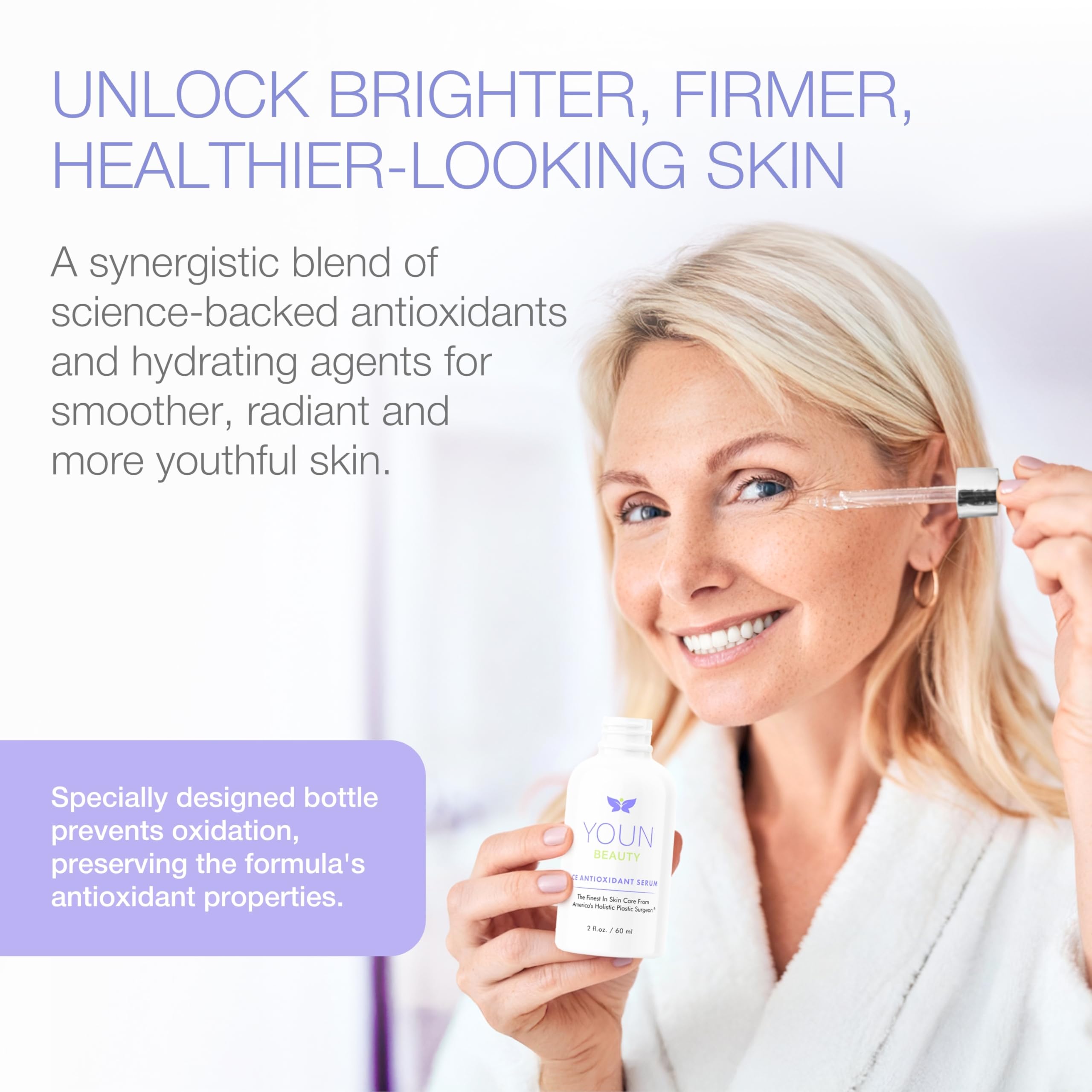 YOUN Beauty serum dispensing pump for precise, controlled application