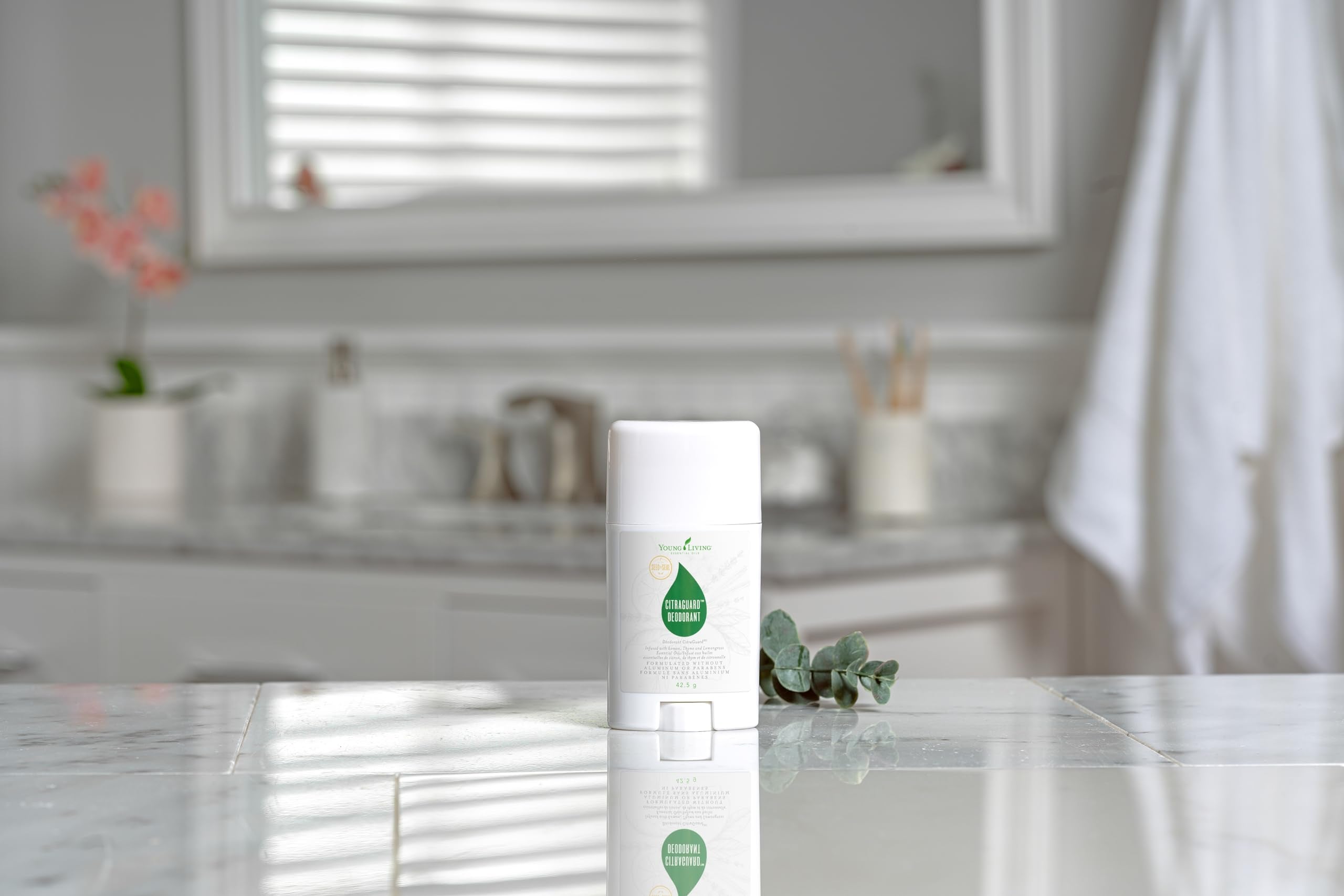 Young Living CitraGuard vegan-friendly label visible on container.