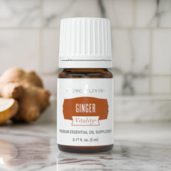 Ginger Vitality dropper releasing a precise drop to flavor sauces.