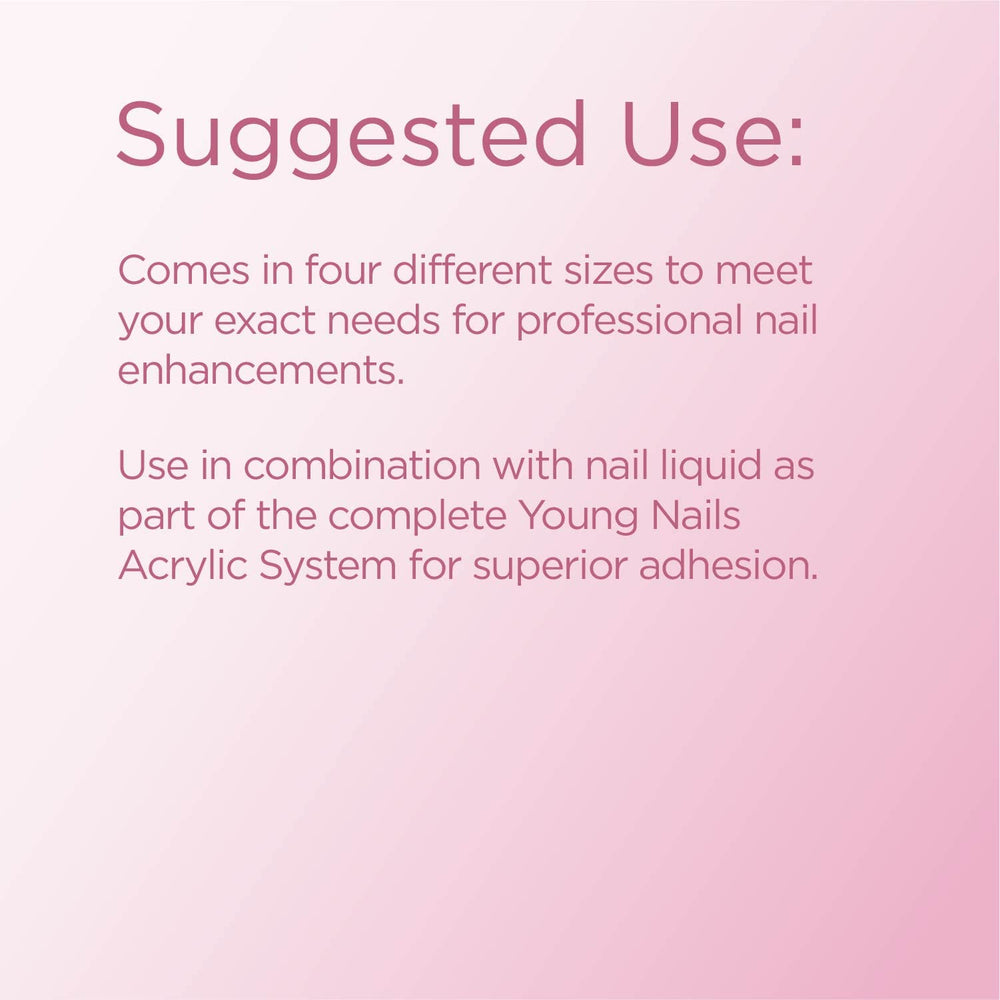 Young Nails Acrylic Core Powder clear 660g versatile base for overlays
