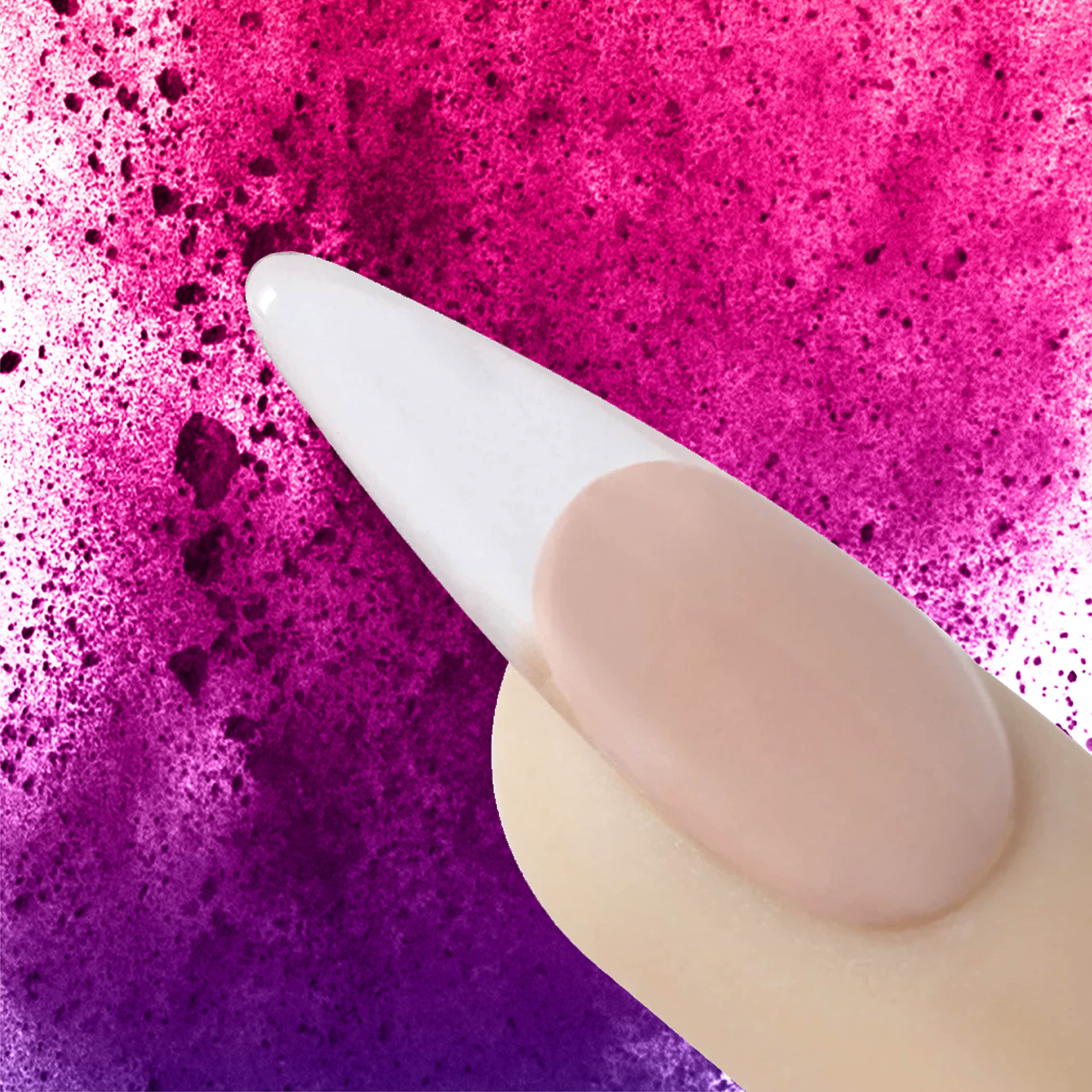 Young Nails Acrylic Core Powder clear swatch for versatile transparent base