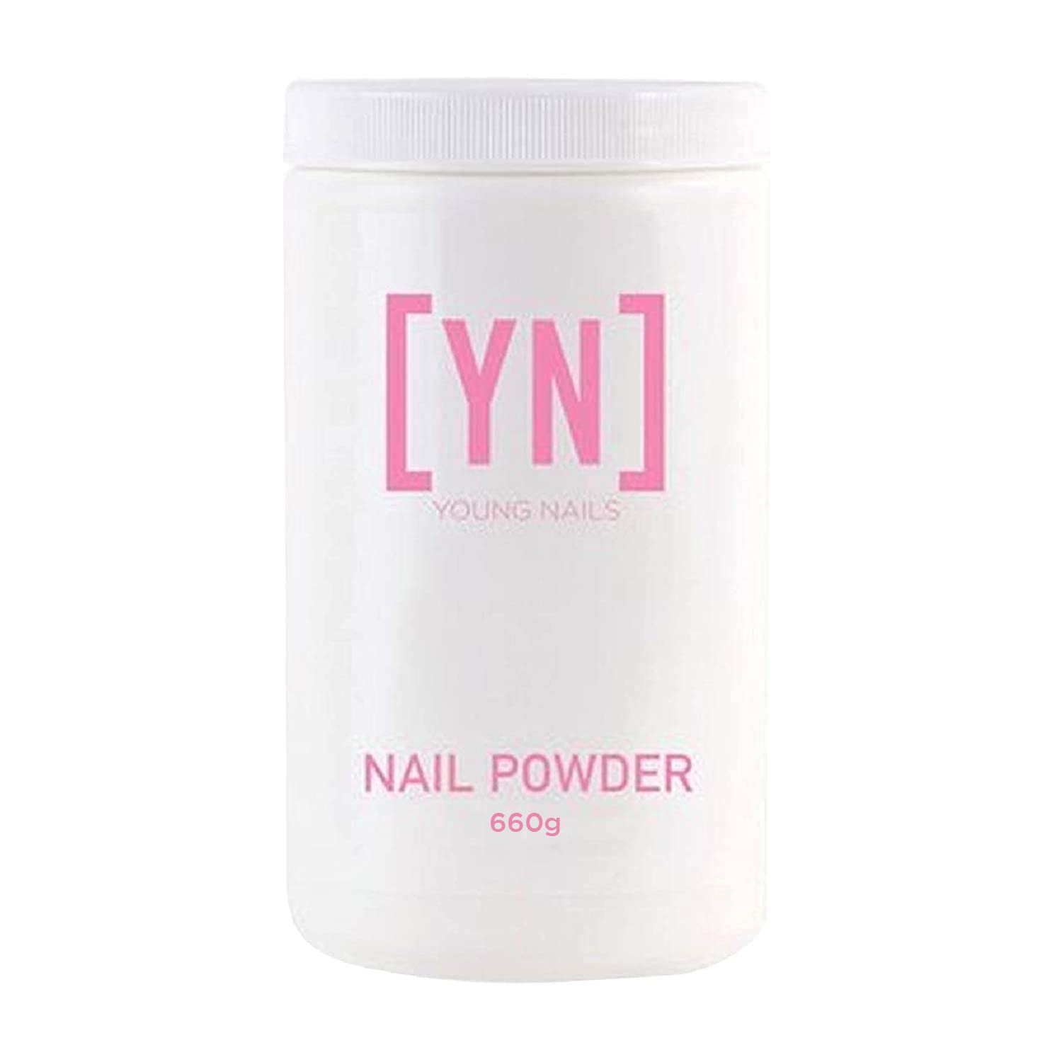 Young Nails Acrylic Core Powder packaging in a 660g jar for durable at-home nail enhancements.