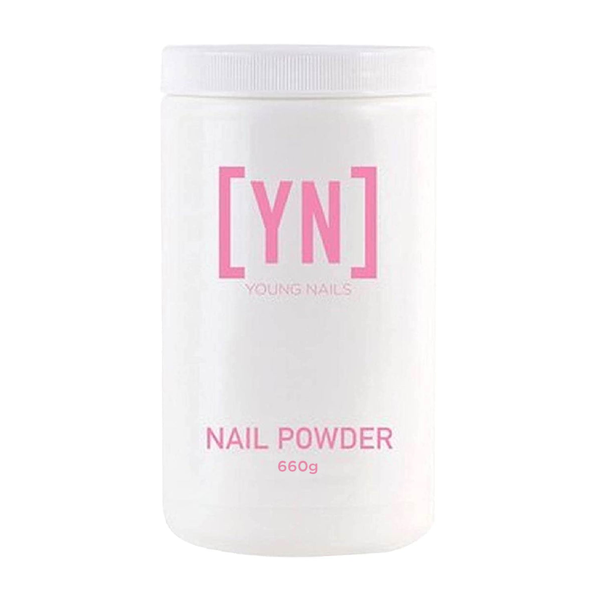 Young Nails Acrylic Core Powder packaging in a 660g jar for durable at-home nail enhancements.
