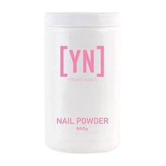Young Nails Acrylic Core Powder packaging in a 660g jar for durable at-home nail enhancements.