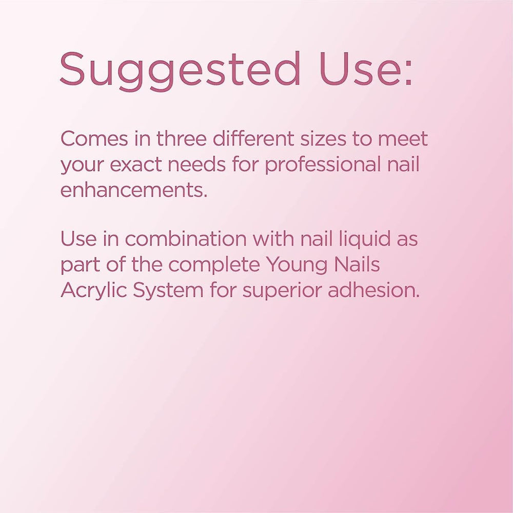 Young Nails Acrylic Cover Powder 660g pack provides ample product for sessions.