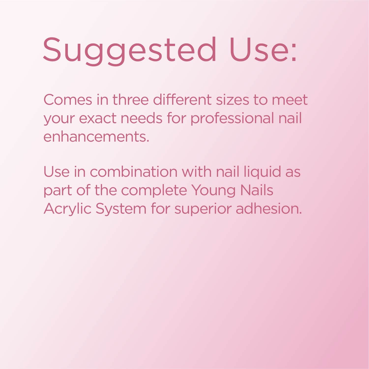 Swatch of Young Nails Bare powder shows even consistency and self-leveling surface