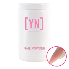 Young Nails Acrylic Cover Powder quick setting 75 seconds speeds up appointments.