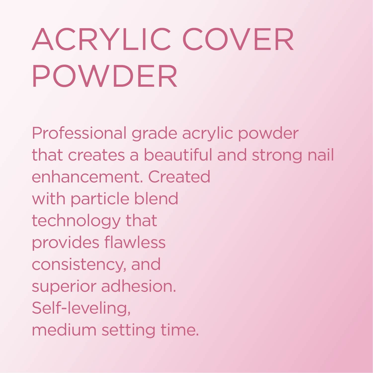 Young Nails acrylic powder collection swatches in natural to nude shades.