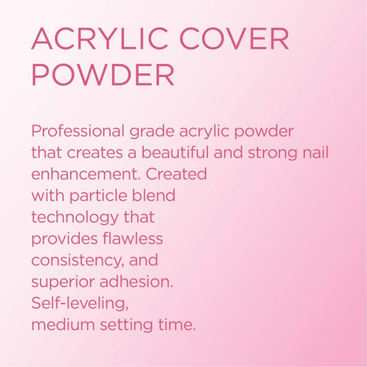 Young Nails acrylic powder collection swatches in natural to nude shades.