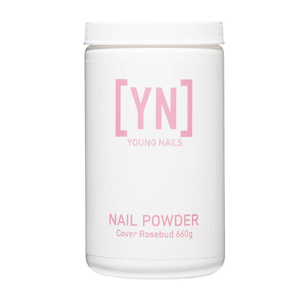 Young Nails cover powder shows silky consistency for smooth, even nail enhancements.