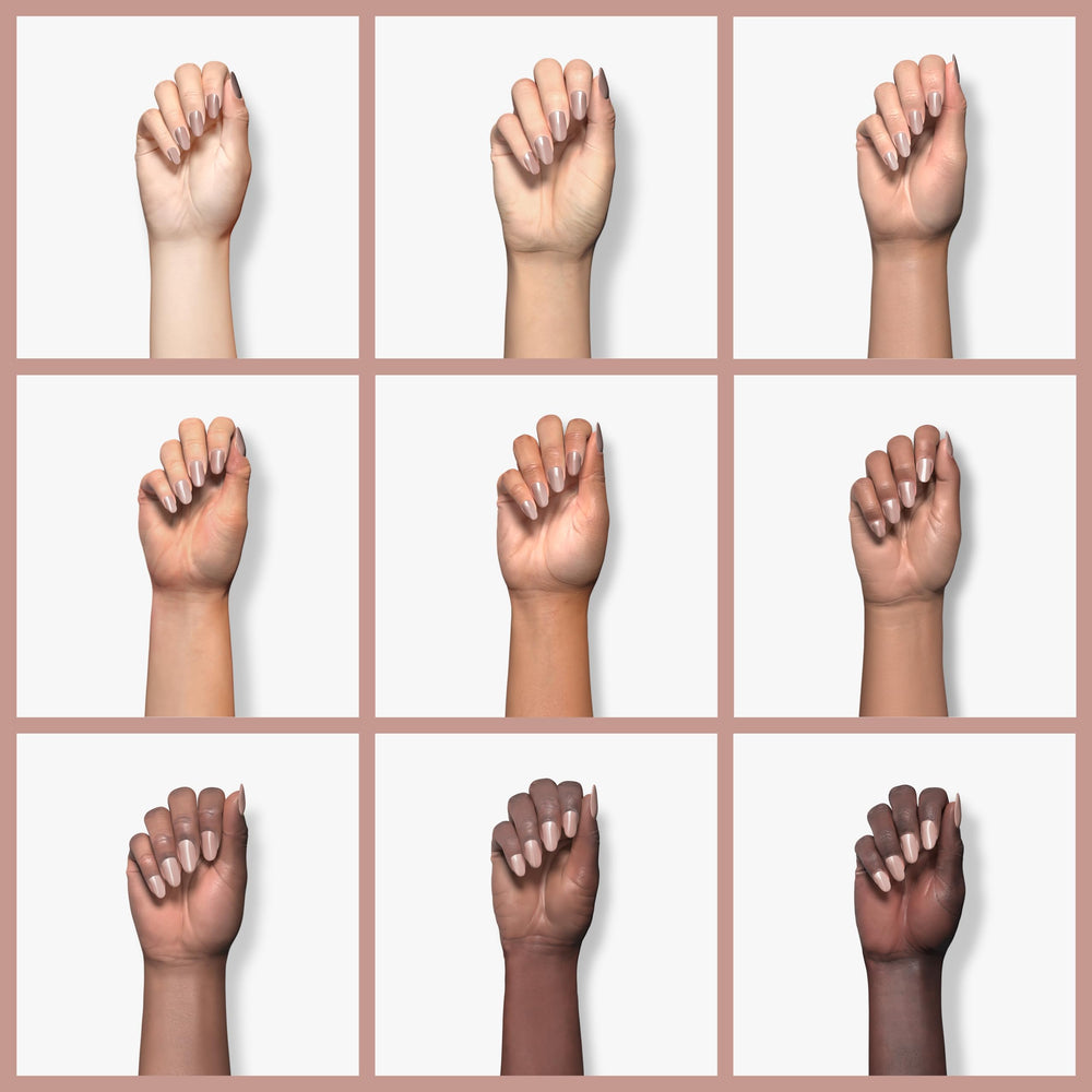 Young Nails cover powder packaging in multiple sizes for studio versatility.