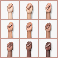 Young Nails cover powder packaging in multiple sizes for studio versatility.