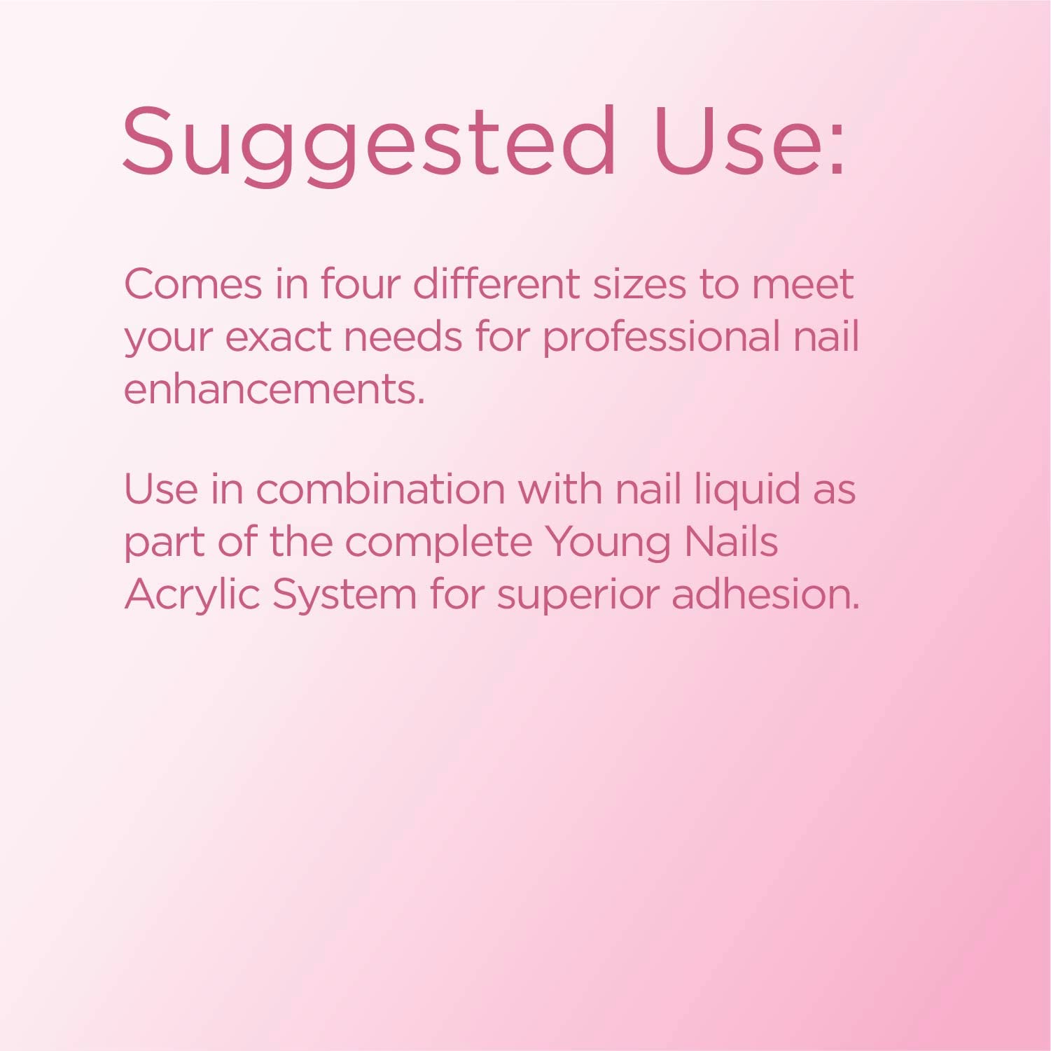 Young Nails Acrylic Speed Powder action shot demonstrates 60-second self-leveling set.