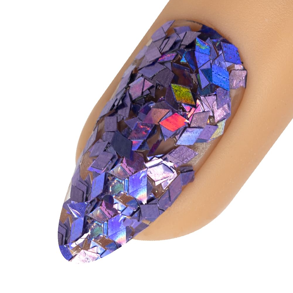 Young Nails Art Glitters glitter powder for nails adds radiant shimmer to acrylic or gel nails
