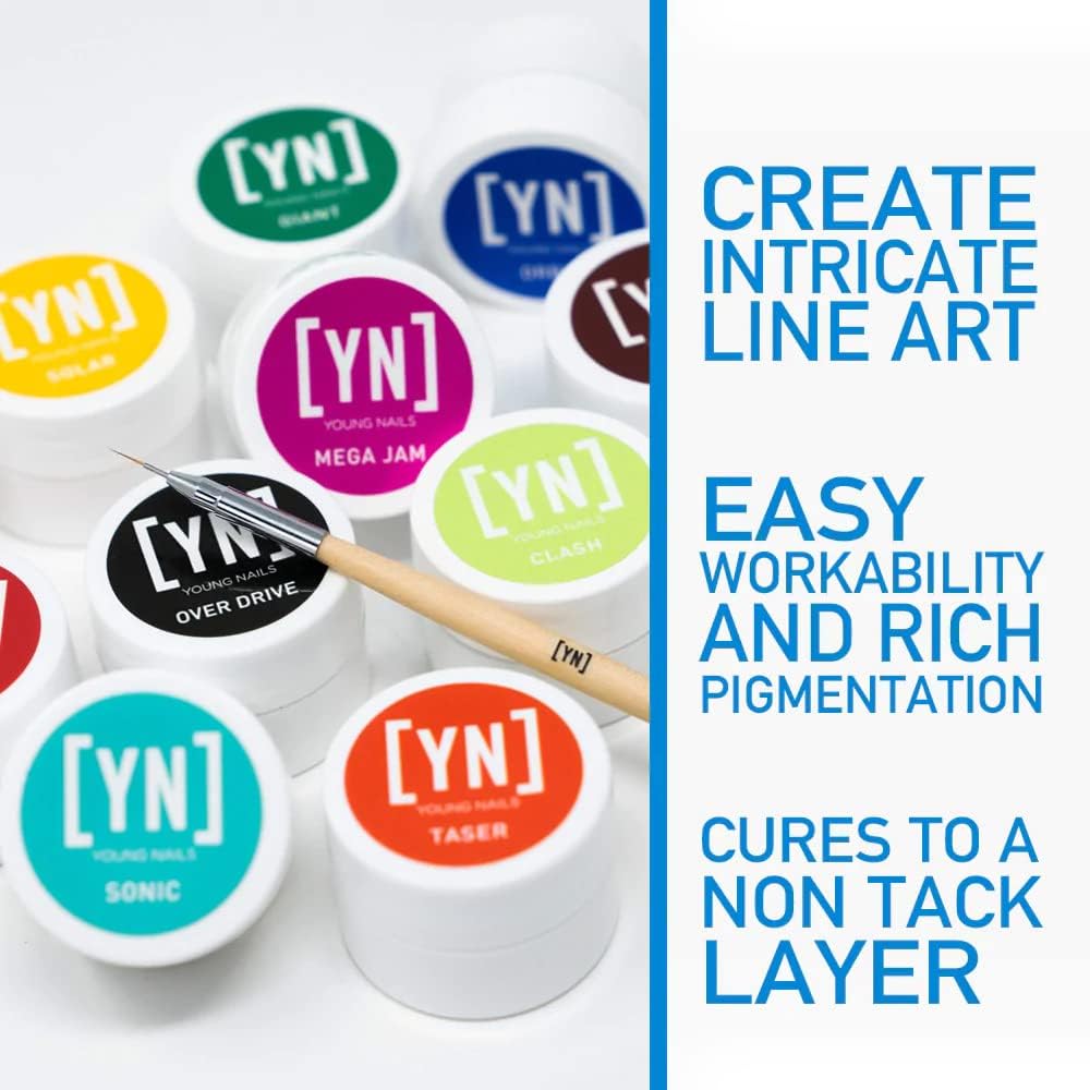Young Nails Mission Control vibrant 14-color palette enables bold, vivid nail art