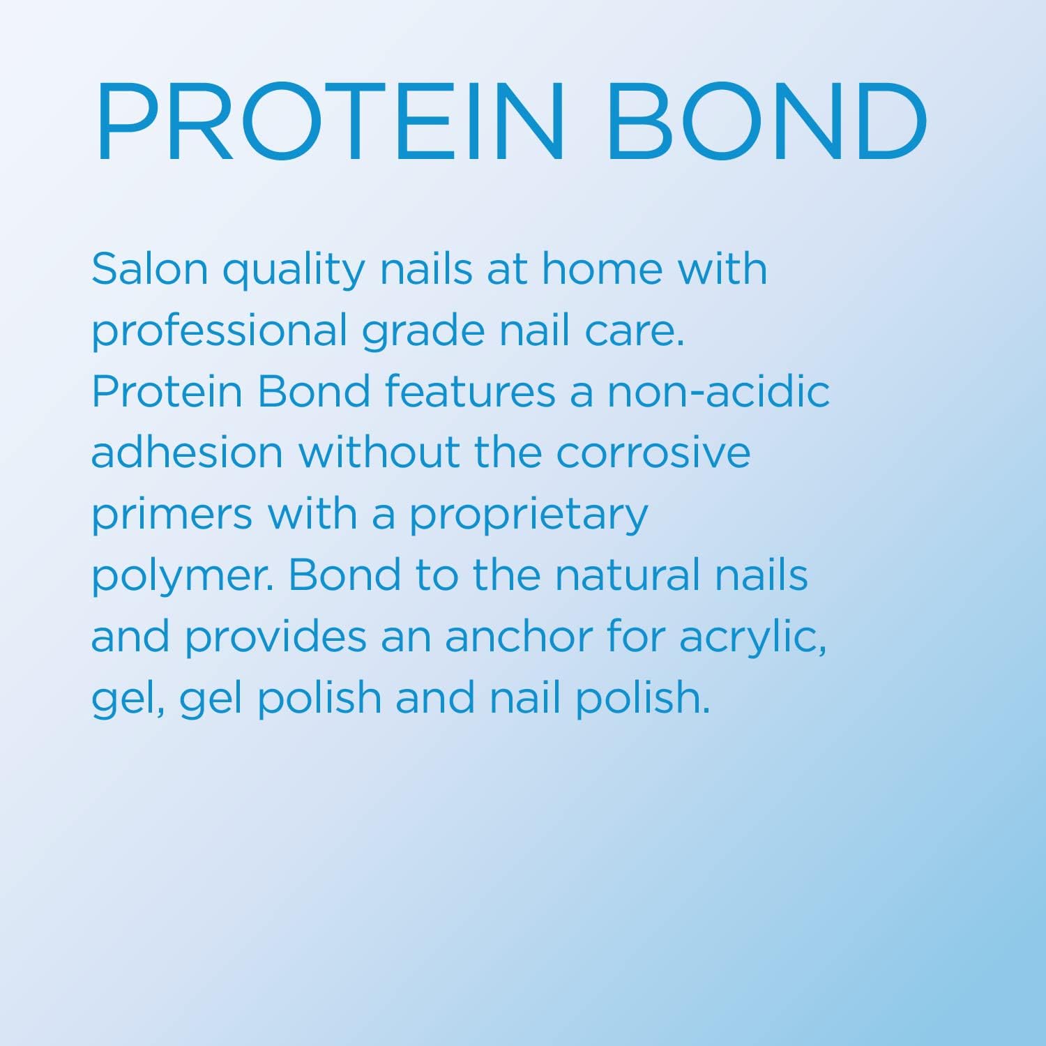 Young Nails Nail Protein Bond brush application enables precise primer for gel or acrylic.