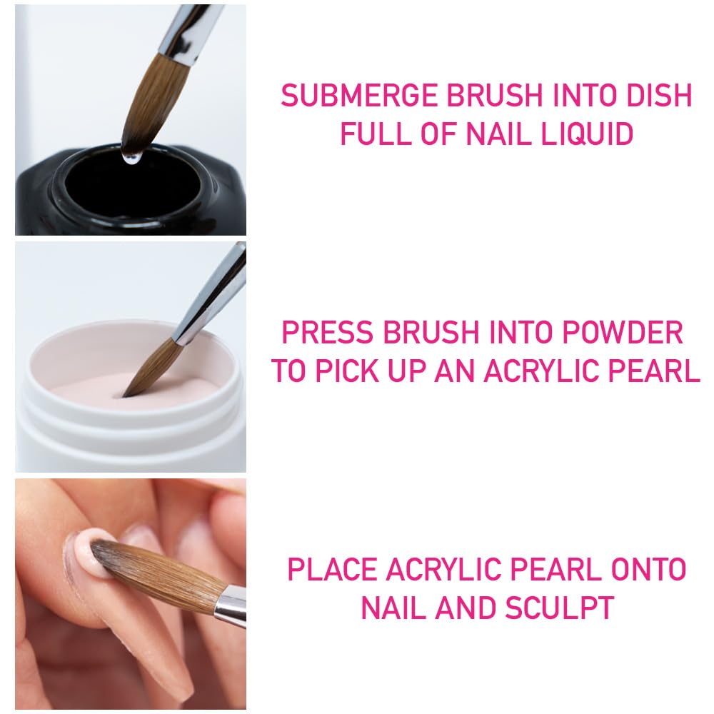 No MMA in the formula supports safer, salon-quality acrylic nails.