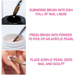 No MMA in the formula supports safer, salon-quality acrylic nails.