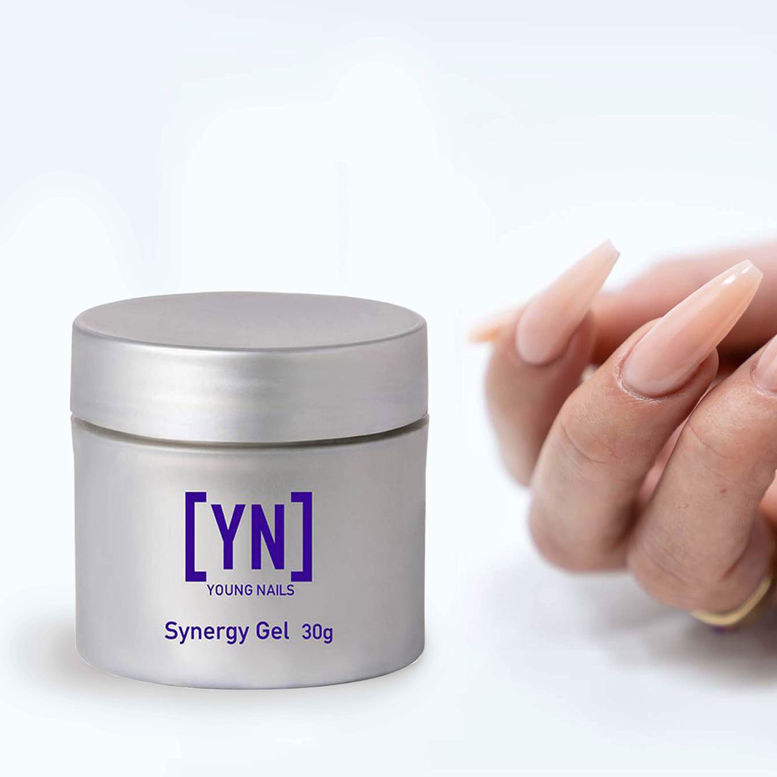 Young Nails Synergy Precision Applicator Tubes enable mess-free, efficient gel application.