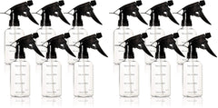 Youngever 12-pack 8oz spray bottles ready for versatile home use.