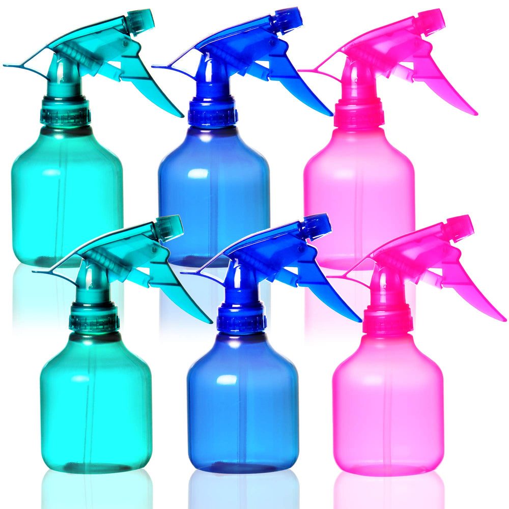 Youngever 6-pack empty spray bottles in 8 oz size for DIY cleaners