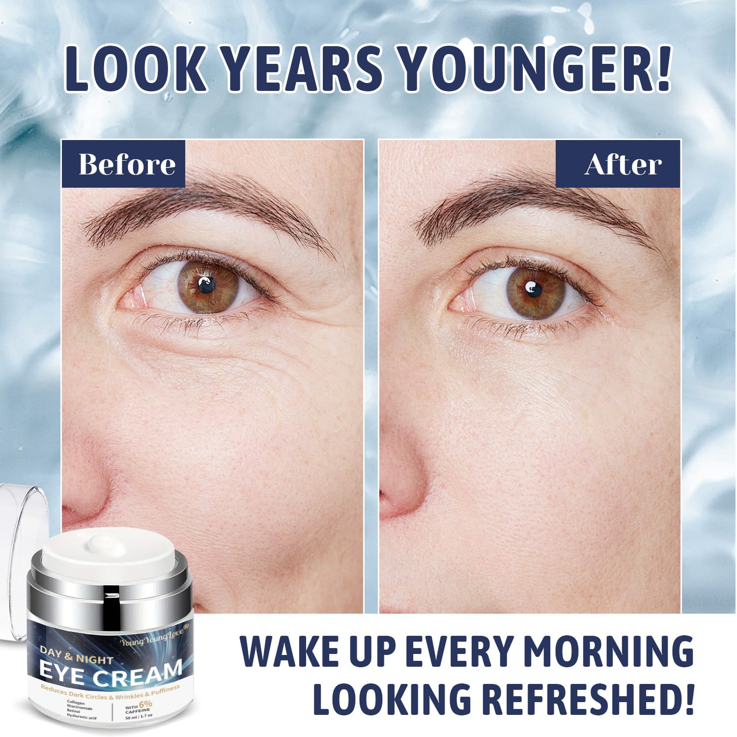 YOUNGYOUNGLOVE cream texture close‑up highlighting lightweight, comfortable wear.