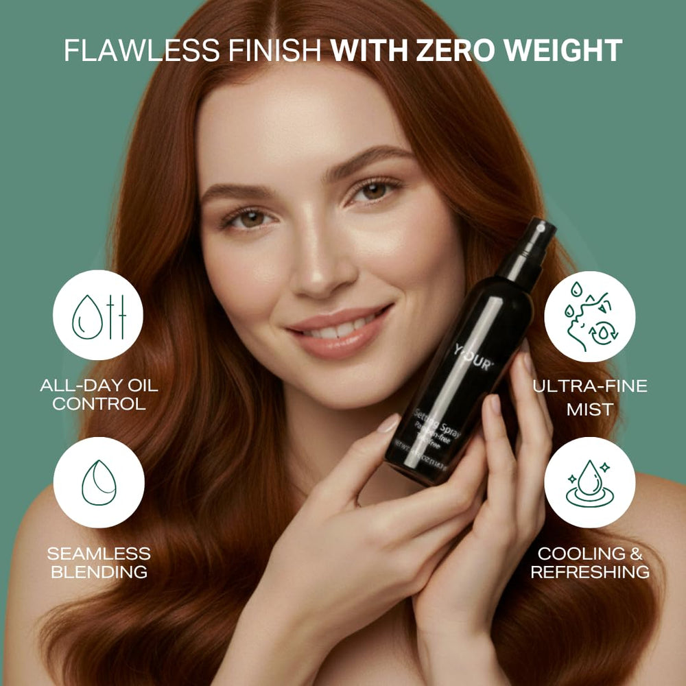 Y'OUR Silk Setting Spray vegan cruelty-free packaging and clean ingredients