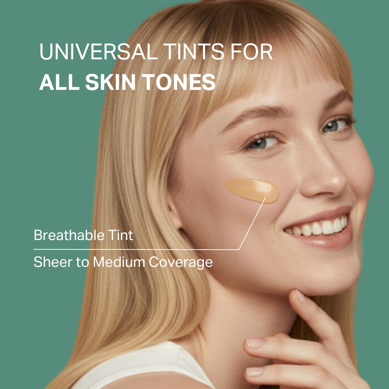 Y'OUR oil-free formula visible on a hydrated complexion