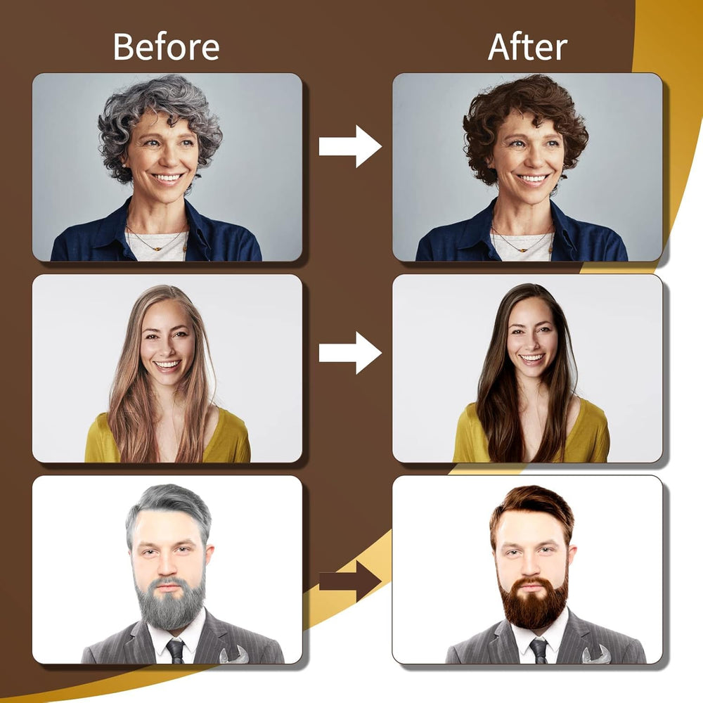 YourTone 3-in-1 hair dye shampoo conditioner application demo.