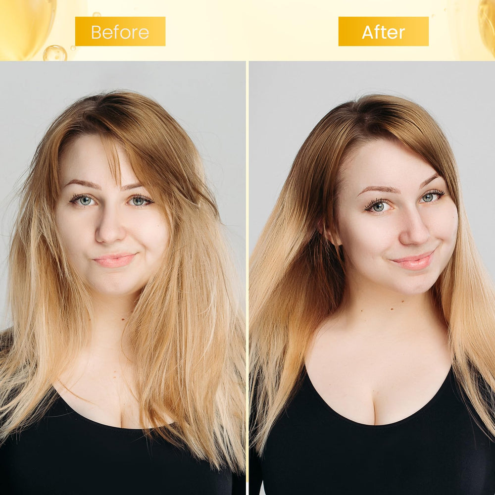 Creamy texture of YOURTONE hair mask swirled on a surface for frizz control.