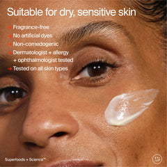 Youth To The People Adaptogen Cream NEA seal packaging signals eczema-friendly approval.