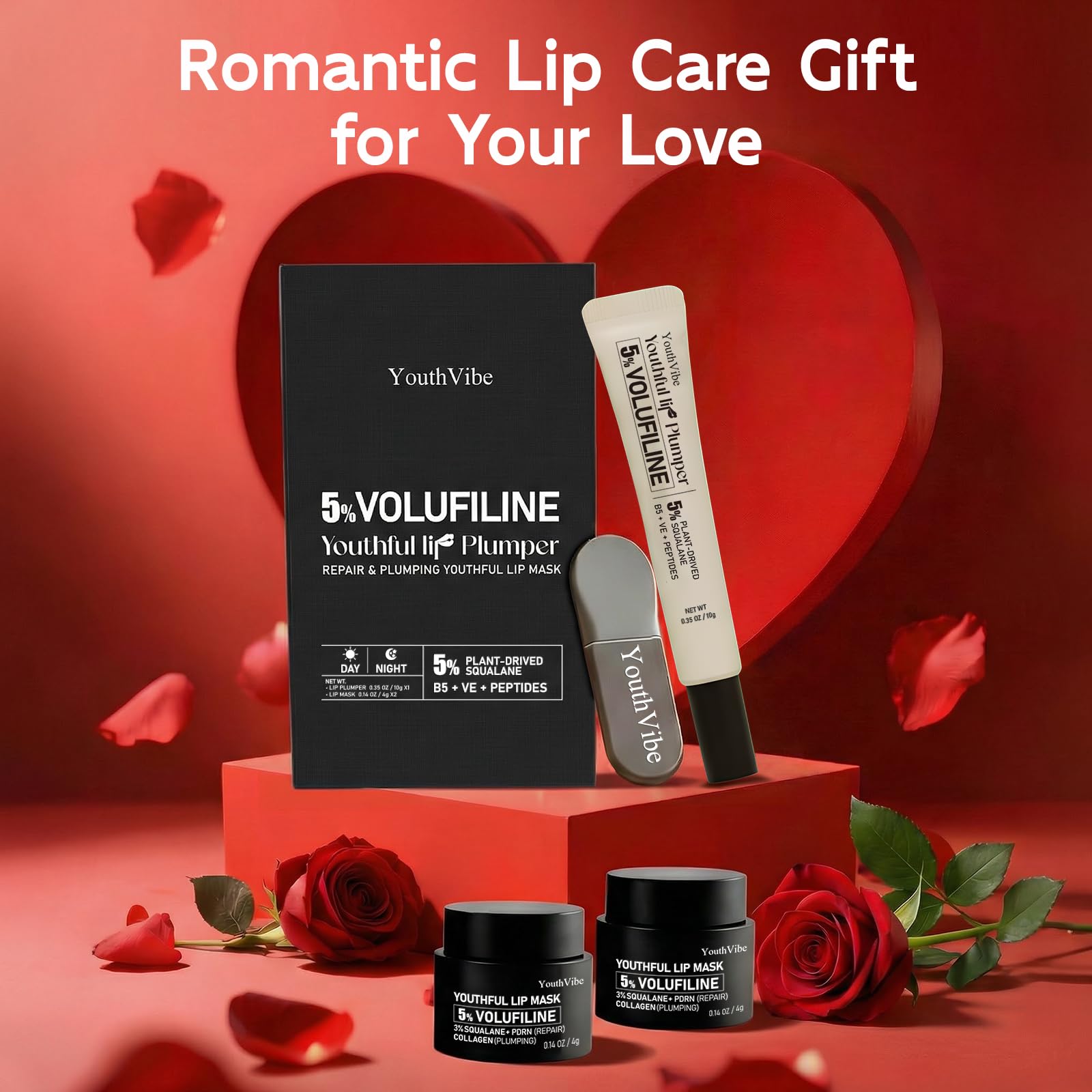YouthVibe lip care set packaging highlights gift-ready lip care kit