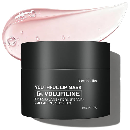 YouthVibe lip mask overnight hydration for soft, supple lips by morning