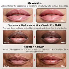 YouthVibe squalane and shea butter lip care delivering deep hydration.