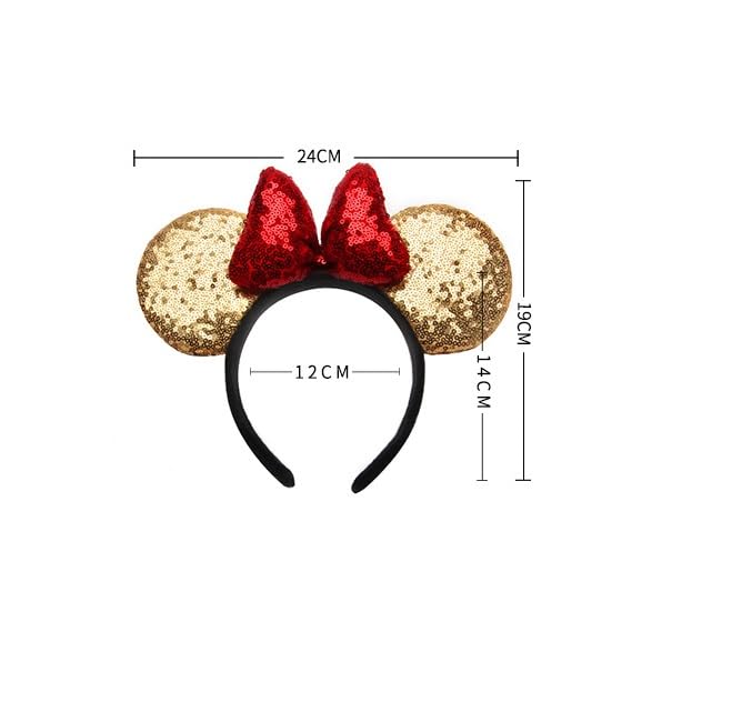 YOVECATHOU Mouse Deluxe headband shows off a comfortable, elastic fit for all-day wear.