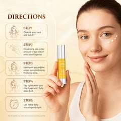 YOYORY eye-contour appearance after application shows smoother look.