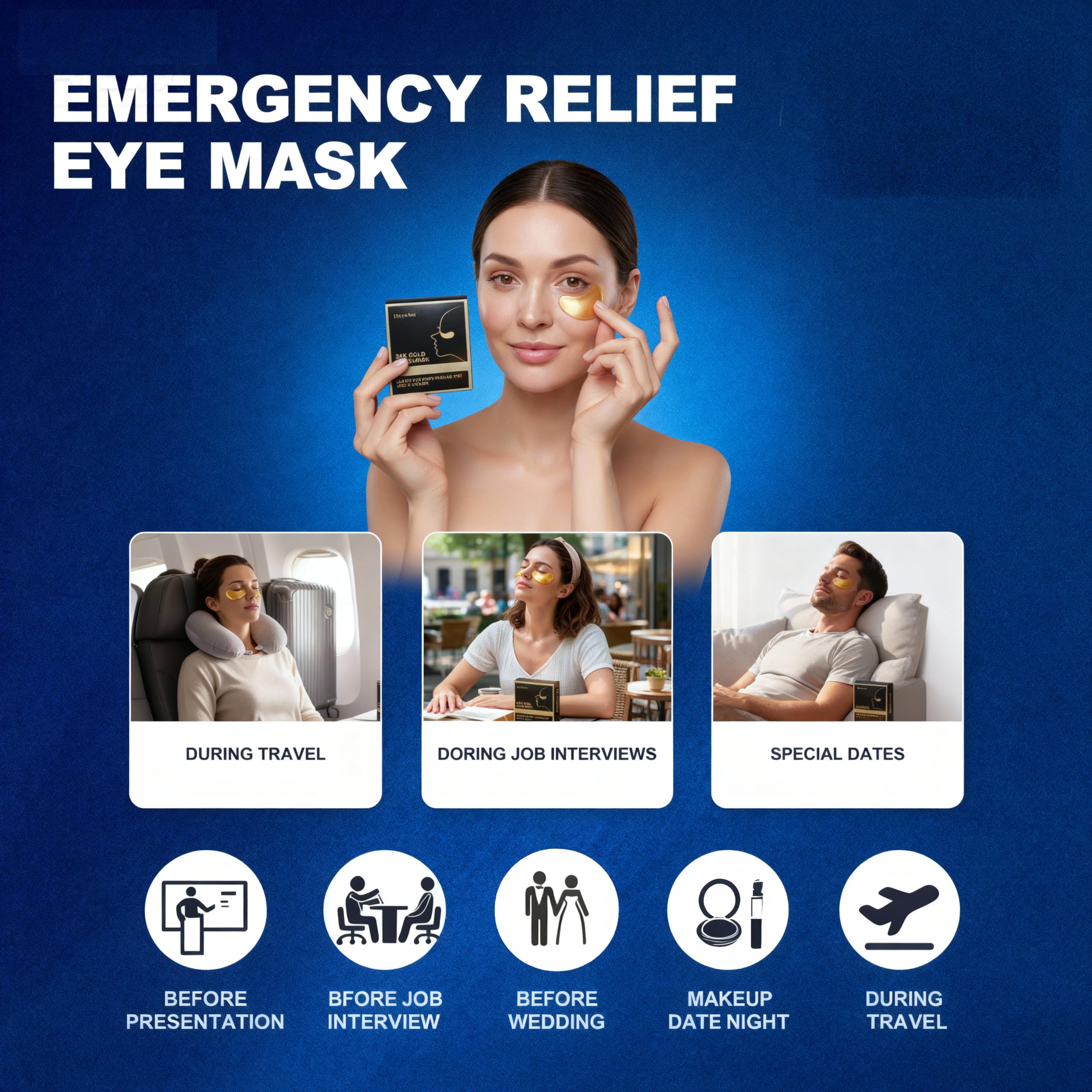 Daily-use under-eye patches ideal for morning prep and late nights.