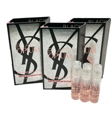 YSL Black Opium glitter packaging showcases a premium scent experience